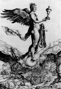 Nemesis door Albrecht Dürer